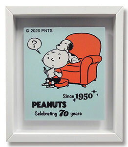 70YEARS PEANUTS@70N  Snoopy@Xk[s[@t[}Olbg@E@52mm×60mm