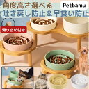 早食い防止 犬 猫 食器 皿 【楽モバ契約者で+10％P】 フードボウル スタンド 木製 大型犬 中型犬 小型犬 ペット 陶器 餌皿 餌入れ 器 おしゃれ 早食い防止フードボウル ダイエット グッズ 滑り止め 猫の食器 犬の食器 犬の餌入れ 多頭 多頭飼い 陶器製早食い防止皿