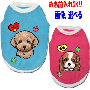 名前入り 犬 服 tシャツ 名入れ タンクトップ 犬服 冬 秋冬 ドッグウェア 犬の服 グッズ シーズー トイプードル 柴犬 チワワ キャバリア シュナウザー コーギー チワワ マルチーズ ポメラニア