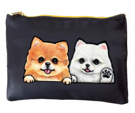 ポメラニアン グッズ 雑貨 ポーチ 犬柄 ギフト 誕生日プレゼント 犬 ポーチ ポメラニアン ポメラニアン柄 グッズ 雑貨 化粧ポーチ 誕生日プレゼント 筆箱 愛犬グッズ 雑貨 ペット オリジナル 犬雑貨 雑貨 グッズ 雑貨 誕生日 プレゼント 父の日