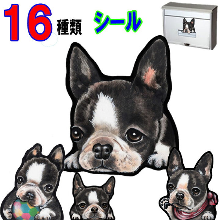 楽天市場 送料無料 犬 ステッカー ボストンテリア グッズ 雑貨 シール 車に貼る 犬 ステッカー 犬のステッカーボストンテリア グッズ 雑貨 オーダー ボストン テリア 車ステッカー 車用 カー 可愛い ドッグ 犬ステッカー 車 敬老の日 ステッカーグッズの わんdayペット