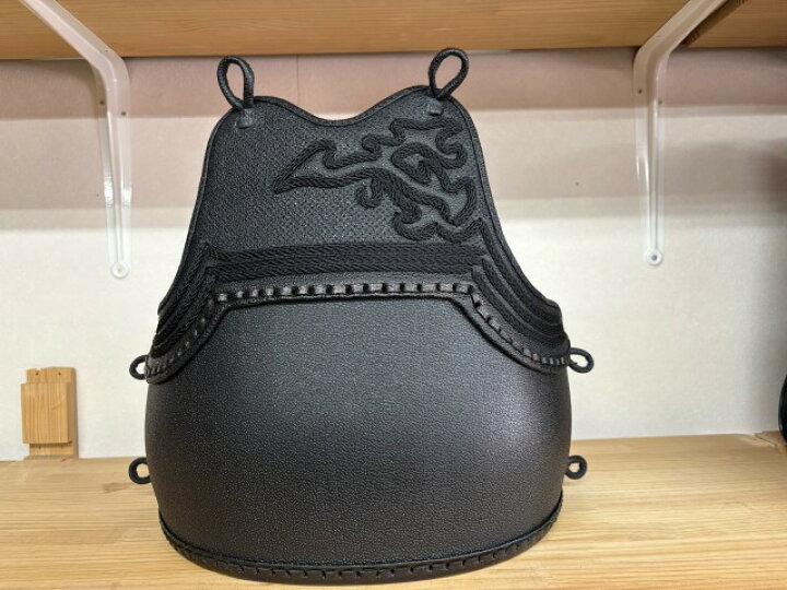 楽天市場】剣道具 単品 胴 胸鳳凰 50本型 三本足 堅紐付 黒艶消し 