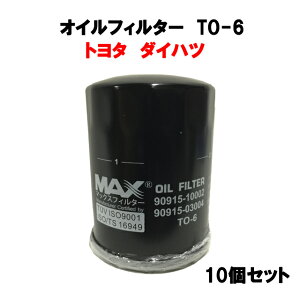 �I�C���t�B���^�[ TO-6 20�Z�b�g �g���^ �_�C�n�c OIL FILTER GENUINE MAX FILTER �I�C���G�������g 1�P�[�X �y����s�z