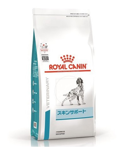 皮膚疾患の犬のために ロイヤルカナン 療法食 犬用 物品 8kg スキンサポート ドライ 買物