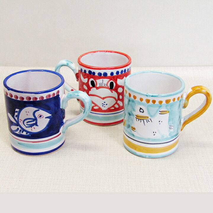 楽天市場】□イタリア 陶器□サレルノ ファルコーネ マグカップ 61  