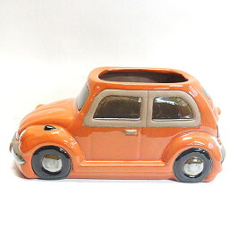 ■英国キューガーデンコレクションプレミアム釉薬鉢オレンジ車型直径15cm