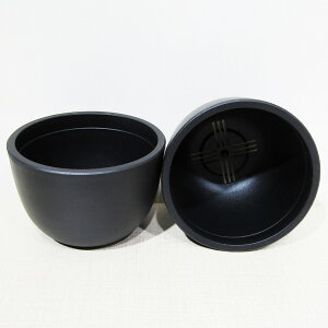 □プラ鉢□ Maceta マセタ PlasticPot BowlMid Size5 2.5〜3号程度 ブラック 1個