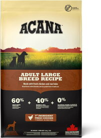 【パッケージ不良】 アカナ ACANA ヘリテージ アダルトラージブリードレシピ 11.4kg 国内正規品 【送料無料 但し、北海道・沖縄県除く】