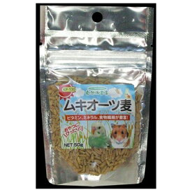 ◇黒瀬ペットフード 自然派 ムキオーツ麦 50g | 黒瀬ペットフード ムキオーツ麦 ペットフード 自然派 ペットおやつ 小動物用 インコ用 ハムスター用 リス用 繊維質 穀物 おやつ おすすめ ペット用品 天然素材 高タンパク エン麦 餌 ペット飼育 ペット栄養 消化吸収