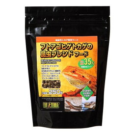 ◇ジェックス フトアゴヒゲトカゲの昆虫ブレンドフード 250g