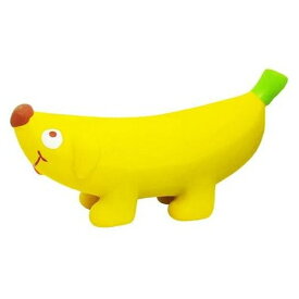 ◇プラッツ バナナドッグ イエロー | バナナドッグ バナナ犬 おもちゃ 犬用おもちゃ ラテックストイ わんこのおもちゃ デンタルケア 超小型犬 小型犬 ペットグッズ ペット用品 スクィーカー 香り付き かわいい やわらかい ストレス解消 犬の玩具 インスタ映え 無添加