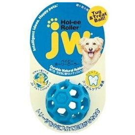 ◇プラッツ ベイビー ホーリーローラー ブルー | JWペットカンパニー ホーリーローラー 犬おもちゃ ラバートイ 知育トイ 超小型犬 仔犬 成犬 シニア犬 ナチュラルラバー ペット用品 ボール トイ ライトブルー おしゃれ 可愛い 安全 耐久性 短絡的 玩具 興味喚起 タイム