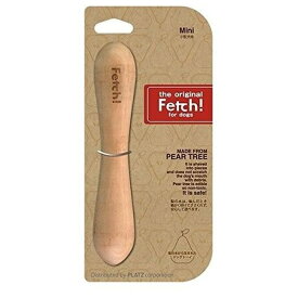 ◇プラッツ the original フェッチ! ミニ | フェッチ おもちゃ 犬用品 ペットグッズ ペット用品 ドッグトーイ 天然素材 木製玩具 ストレス解消 噛む玩具 愛犬用 犬用おもちゃ かじっても安心 横長デザイン 体内無害 噛みごたえ 暇つぶし お留守番 ワンちゃん用