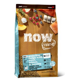 ◇グローバルペットニュートリション NOW FRESH Grain Free フィッシュアダルトキャット 0.35kg | ナウフレッシュ キャットフード グレインフリー ドライフード フィッシュアダルト 猫用フード 魚 主原料 鮮魚 成猫用 350g オメガ3 オメガ6 タウリン