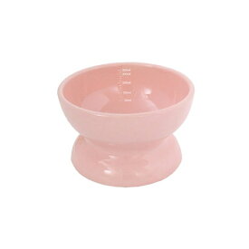 ◇ペッツルート 瀬戸焼 にゃん楽食器 水のみ ミルキーピンク | 猫 食器 猫皿 ウォーターボウル ミルキーピンク ミルキーブルー 瀬戸焼 ペットディッシュ 食器 瀬戸陶器 ペット 食器 猫用 陶磁器 水飲み 食器 ごはん用 目盛付 高さ調整 デザイン おしゃれ 食器セット