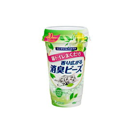 ◇ユニ・チャーム 猫トイレまくだけ消臭ビーズさわやかなナチュラルガーデンの香り 450ml | 猫トイレ 消臭ビーズ 香り 広がる ナチュラルガーデン デオクリーン ユニ・チャーム ペット用品 猫用消臭 トイレ消臭 芳香剤 猫トイレ用品 ペット消臭 トイレ用ビーズ 猫砂