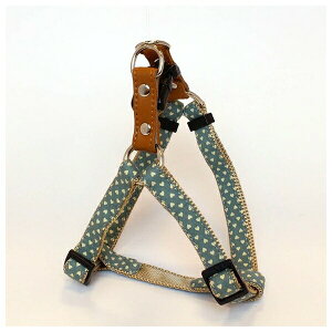 ◇リードッグ プチハートカンタンハーネスS-グリーン PHKH-S-GR