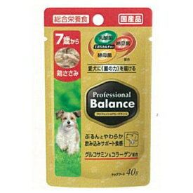 ◇ペットライン PFDW-4プロフェッショナル・バランスパウチ7歳から高齢犬用鶏ささみ 40g | ドッグフード ペットライン プロフェッショナルバランス 高齢犬用 鶏ささみ ウェットフード 健康食 栄養食 国産ドッグフード 鶏肉 魚 ペットフード おやつ 有機栽培 ビタミン