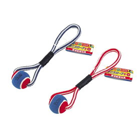 ◇ペティオ 愛情教育玩具 テニスロープS [4903588203732] | 犬おもちゃ テニスロープ ペティオ おもちゃ 小型犬 玩具 引っ張り合い スキンシップ しつけ おもちゃ ボール系 愛情教育 犬用品 天然ゴム ペット用品 布製 玩具 ペティオ テニスボール ドッグトイ ロープ