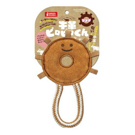◇マルカン 牛革ピロピロくんリング DA-054 | 犬おもちゃ デンタルケア 牛革 ペットグッズ 噛むリング 小型犬 中型犬 大型犬 コットンロープ ピロピロくん マルカン 短時間遊び おもちゃ デンタルガム 犬 しつけ おすすめ ペット用品 犬用おもちゃ 耐久性 ワンちゃん