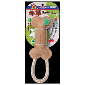 ◇ドギーマンハヤシ 牛革スーパートイ ボーン | ドギーマン 牛革 スーパートイ おもちゃ 犬用 玩具 デンタルケア デンタル おやつ 短いボーン ロープ付き 超小型犬 小型犬 噛む 遊び 取っこい 洗える 知育玩具 犬用品 コミュニケーション アクティブ プレイ 散歩