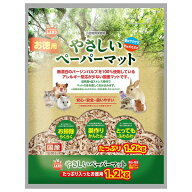 ◇マルカン ML-432 やさしいペーパーマット 1.2kg 小動物 | やさしいペーパーマット 小動物マット バージ…
