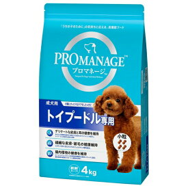 ◇マースジャパンリミテッド KPM72 プロマネージ 成犬用 トイプードル専用 4kg | ドッグフード トイプードル専用 成犬用 ドライフード プロマネージ 高機能犬フード おすすめ犬フード ペットフード 成犬フード 犬の餌 鶏肉使用 魚由来マリンコラーゲン