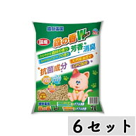 【まとめ買い】◇アース・ペット 猫砂楽園 森の香ダブル 7L×6セット | 猫砂 猫砂楽園 アース・ペット 森…