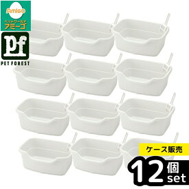 【箱売り 12個セット】◇リッチェル(Richell) ラプレ ネコトイレ 深型 40 ホワイト | ネコトイレ 猫トイレ 猫用トイレ 猫砂トイレ 深型トイレ おしゃれネコトイレ おしゃれ猫トイレ 飛び散らないトイレ コンパクトトイレ リッチェルトイレ 猫用 お手入れ簡単
