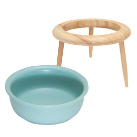 【全品対象2点購入で11％OFF&P3倍】【SNSで話題！】 フードボウル 犬 猫 食器台 高さ調節 選べる10色 ペット 犬用 猫用 中型犬 小型犬 木製 フードスタンド 陶器 フードボウル 食器スタンド 犬用食器 猫用食器 皿 えさ エサ 水飲み ご飯 ねこ PETFUN ペットファン