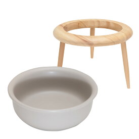 【LINE登録で10％オフクーポン！】【SNSで話題！】 フードボウル 犬 猫 食器台 高さ調節 選べる10色 ペット 犬用 猫用 中型犬 小型犬 木製 フードスタンド 陶器 フードボウル 食器スタンド 犬用食器 猫用食器 皿 えさ エサ 水飲み ご飯 ねこ PETFUN ペットファン