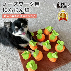 【全品15%OFFクーポン!24日20:00〜】犬 おもちゃノーズワーク ペット にんじん畑 知育玩具 犬用品 犬用おもちゃ 犬のおもちゃ ペット用品 プレゼント 噛むおもちゃ ストレス解消 遊び 猫 ペッ
