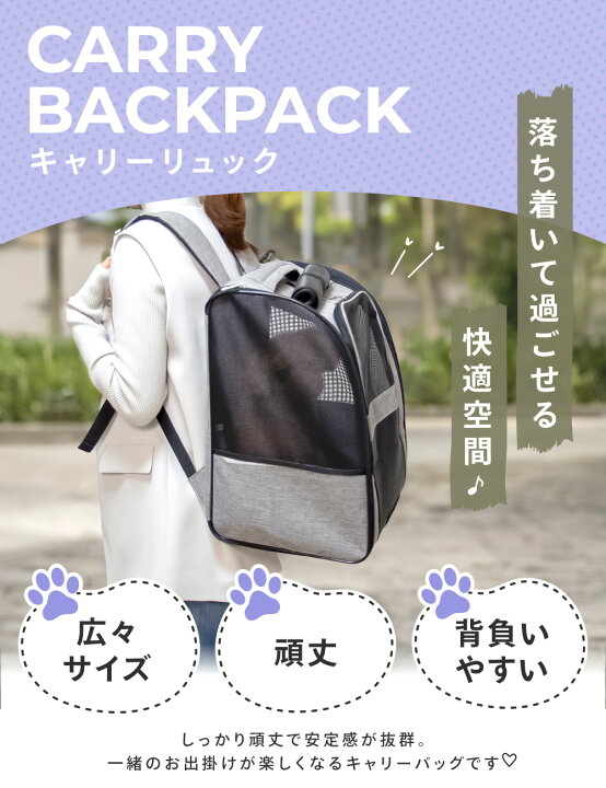 楽天市場】【10%オフクーポン！20日限定！】ペットキャリー リュック 