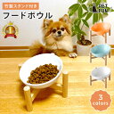 【全品5％OFFクーポン！4/18限定】犬 フードボウル フードボウル 犬用 食器 餌皿 エサ皿 陶器 高さがある 食べやすい …
