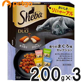 シーバ デュオ 香りのまぐろ味セレクション 200g×3【まとめ買い】