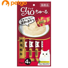 CIAO(チャオ) ちゅ～る とりささみ＆和牛 4本入り