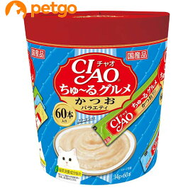 CIAO(チャオ) ちゅ～るグルメ かつおバラエティ 60本入り