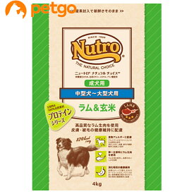 ニュートロ ナチュラルチョイス 中型犬～大型犬用 成犬用 ラム＆玄米 4kg