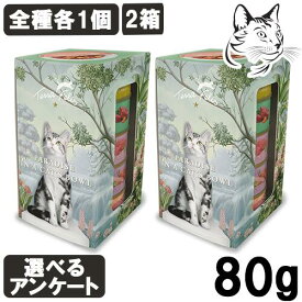 【5日のご購入は最大全額Pバック※要ER】 テラフェリス 愛猫用 キャット缶 モノプロテインシリーズ モノアソートボックス 2箱 80g 合計10個 ( 全種各2個 ) ( チキン・ターキー・ビーフ・ラビット・サーモン ) 送料無料