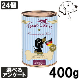 【RSS期間は全商品P3倍以上】 テラカニス 愛犬用 パピー ドッグ缶 400g 24個 送料無料