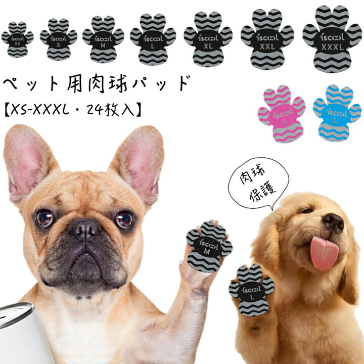楽天市場 ペット用肉球パッド 犬 足 パッド くつ ペット 靴下 滑り止め 肉球 保護 傷防止 すべり 止め フット 犬 滑り止め シール 硬い木の床から滑り落ちるのを防ぐ トラクションを犬に提供し 屋内での老犬用に最適 24枚入り 老犬 Xs Xxxl 犬用くつ 犬用パッド 脱げない