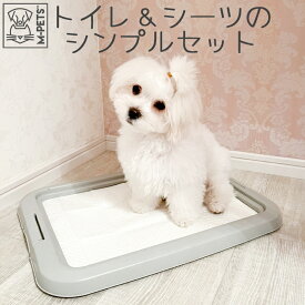 犬 トイレ トイレトレー シンプル 掃除しやすい 子犬 超小型犬 小型犬 パピー エムペッツ M-PETS ドッグトイレスターターキット レギュラー ワイド Petifam