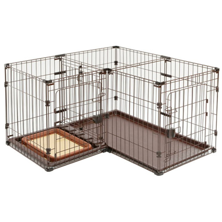 ペティオ (Petio) 犬用 ドッグルームサークルPLus ベージュ ワイド  