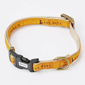 【スーパーセールP10倍】アドメイト シンボルカラー 犬用首輪 SS オレンジ 橙 超小型犬用 平首輪 カラー テープ〜5kg ブランドのシンボルマークをデザインしたヴィンテージ風の犬具 着脱簡単なワンタッチバックル式 Add.mate