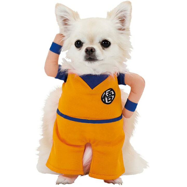 楽天市場 ペティオ ドラゴンボール 犬用変身着ぐるみウェア 孫悟空 S 超小型犬 小型犬 犬服 チワワ ヨークシャーテリア ポメラニアン等 キャラペティ Dragon Ball 前足を通すだけ Petio Petio Online Shop 楽天市場店