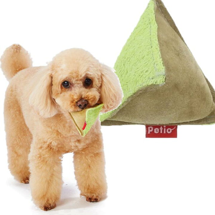 楽天市場 ペティオ 犬用おもちゃ へちまレザー デンタルtoy ピラミッド 皮革 中綿入 ボリュームのあるぬいぐるみ 持ってこい遊び 超小型犬 小型犬 Petio Petio Online Shop 楽天市場店