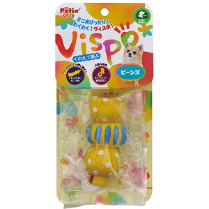 ペティオ ヴィスポ ラテックス ビーンズ 犬用おもちゃ 音が鳴る笛付き ミニ犬 超小型犬 短毛犬 長毛犬 ミニ犬ぴったり!わくわく!ヴィスポ! Petio