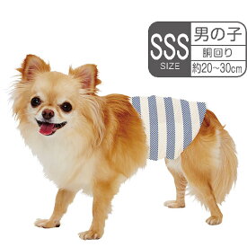 【全品P10倍！スーパーSALE】ペティオ 犬用オムツ frais フレス たっぷり吸収するエチケットパンツ 男の子用おむつ SSS 20枚 全年齢 ミニ犬 短毛犬・長毛犬 シーツ エチケットウェア Petio W27223