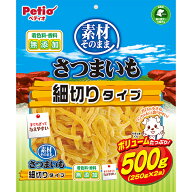 ペティオ 素材そのまま さつまいも 細切りタイプ 500g | Petio 全犬種 犬用おやつ 間食用 着色料 香料 無…