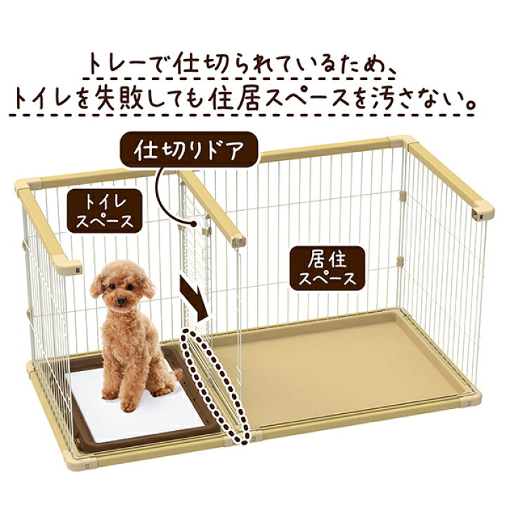 楽天市場】ペティオ 犬用 トイレのしつけが出来る ドッグルーム 